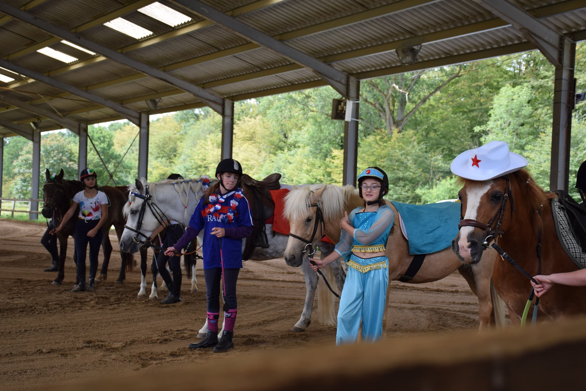 Photo stage d'équitation