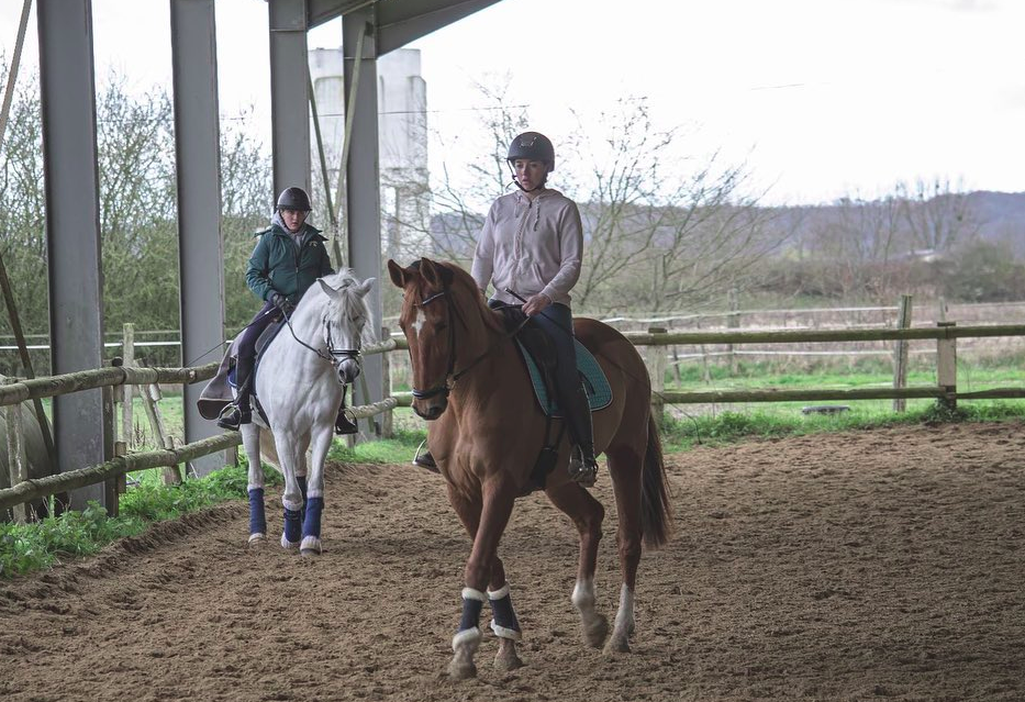 Photo de cours d'équitation